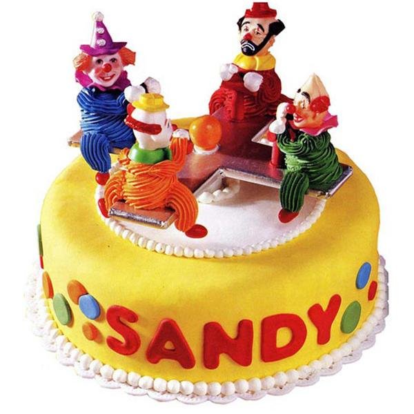 Merry Clown Go Round Cake