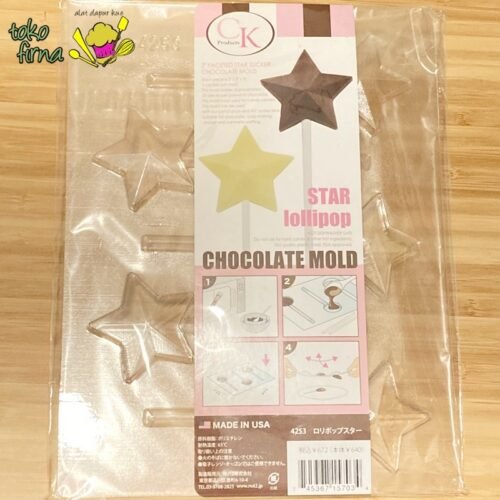 Cetakan Coklat Bintang Timbul Star Chocolate Mould