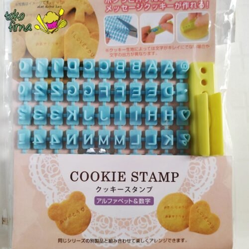 Cookie Stamp Imprint Alphabet Huruf Besar