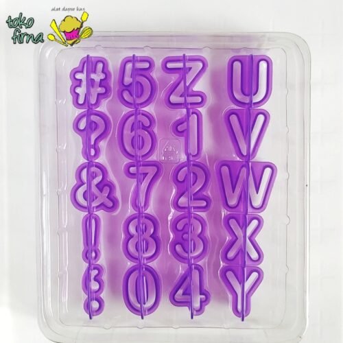 Alphabets and Numbers Cut Out by Wilton