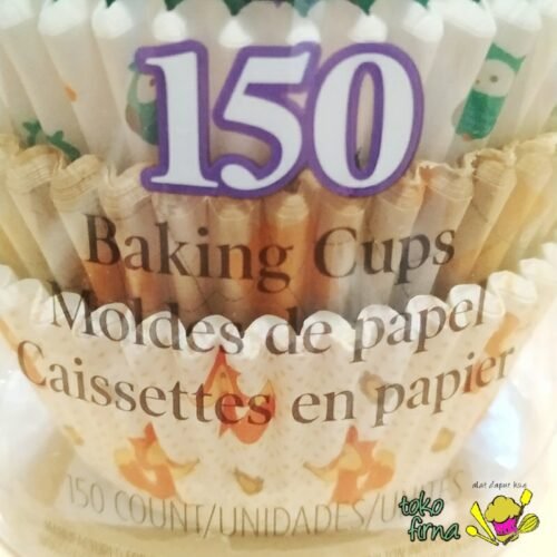 Cupcake Liner Baking Cup Tema Alam Hijau dan Pohon High Quality Paper by Wilton isi 150