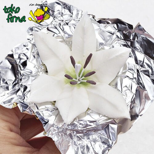 Paku Bunga Lily - Bunga Lili Royal Icing