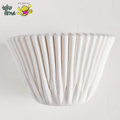 Paper Cup Bolu Kukus - Baking Cup - Putih Polos - 06