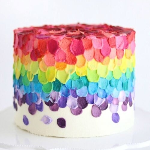 Spatula Technique Cake Decorating - Idea 01
