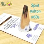 Spuit Wilton 59s Spuit Kelopak Mawar Spuit Mawar Spuit Petal Carded Biru