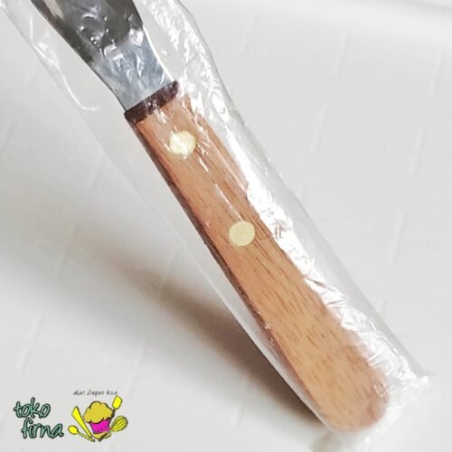 Tapered Spatula Ateco 4 inch Wooden Handle - 04